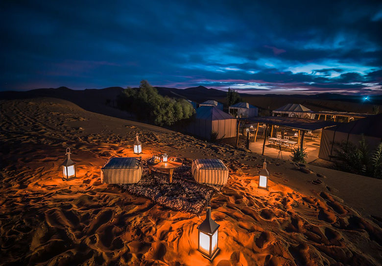 Merzouga luxury camps zagora desert tour